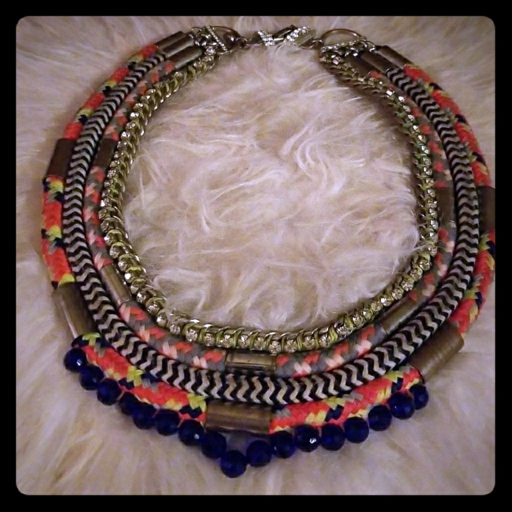 Multi colored Statement necklace